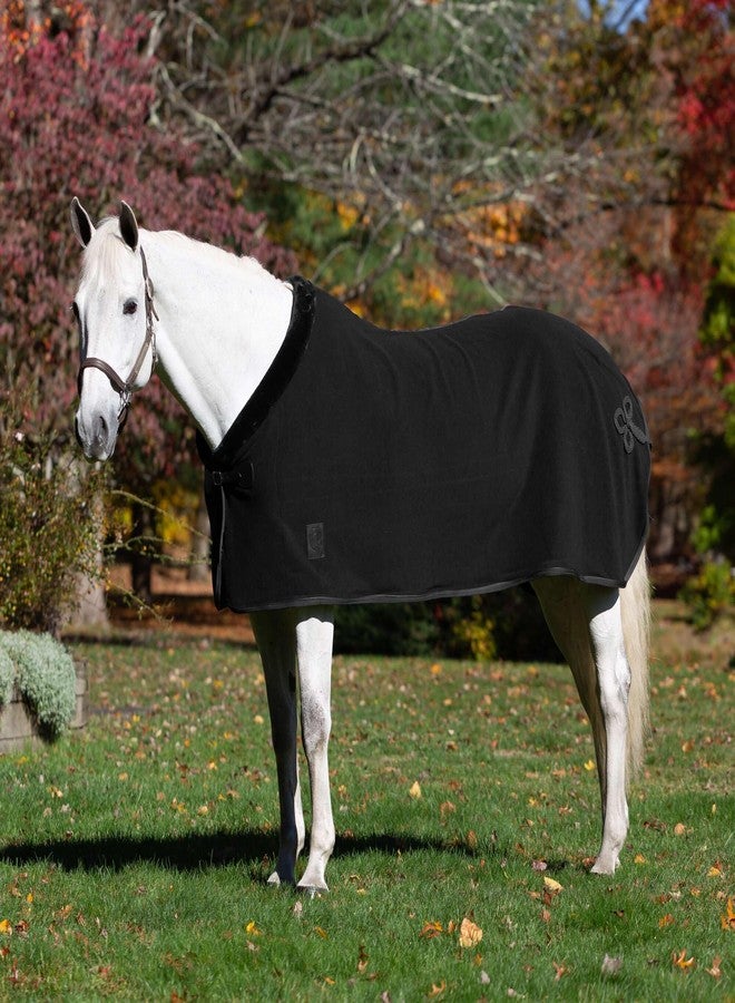 Equinavia Koselig Fleece Cooler - Black - 76 in - Image 1